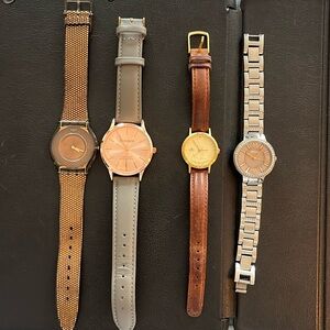 4 Amazing Watches! Swatch, Fossil, Lorus, Monroe